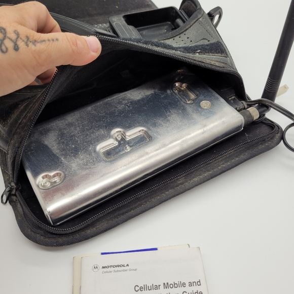 VINTAGE | Motorola Cellular Mobile & Carry Phone & carry case SCN2744A - Picture 10 of 15